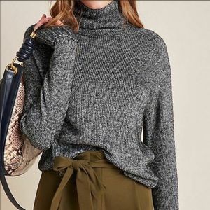 Black/silver metallic sweater from Anthropology